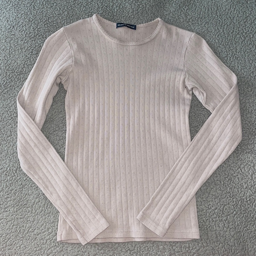 Brandy Melville Muted Rose Top
